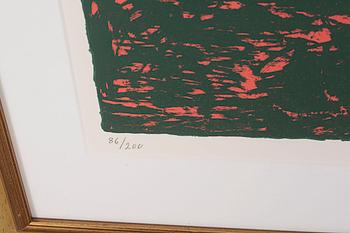 BEVERLOO CORNEILLE, färgserigrafi , signerad, daterad 2000 och numrerad 86/200.