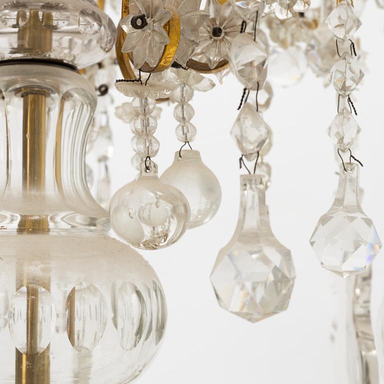 A late 19th Century chandelier.