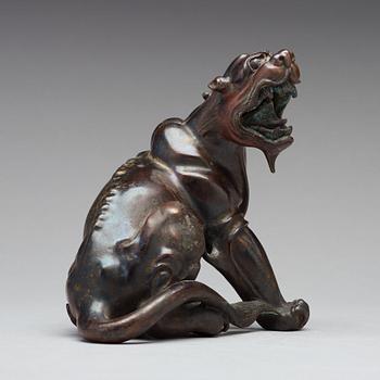 FIGURIN, brons. Mytologiskt djur, 1600-tal.