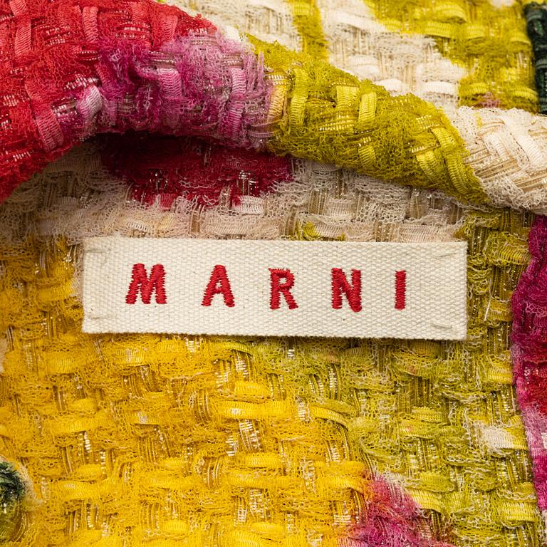 Marni, a multicolor top, size 38.