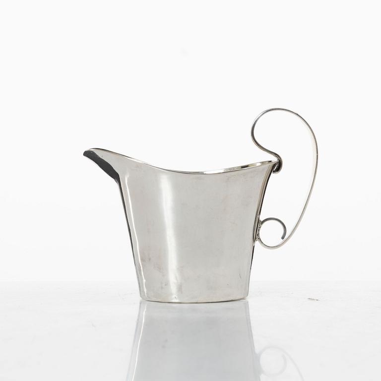 A Swedish silver creamer, marks of Andreas Isberg, Skänninge 1813.