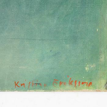 Kristina Eriksson, olja på duk, signerad.