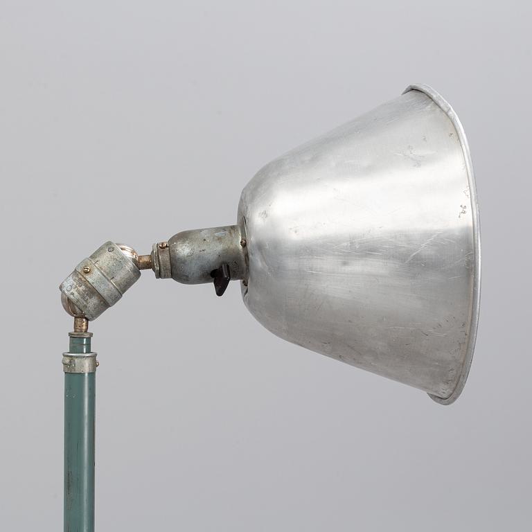 An industrial lamp, 'Triplex-Pendel' Sweden, mid 20th Century.