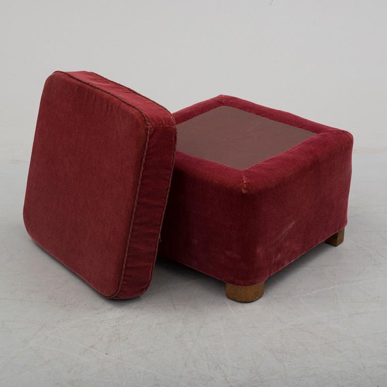 FOTPALL/SITTPUFF, 1900-talets första hälft.
