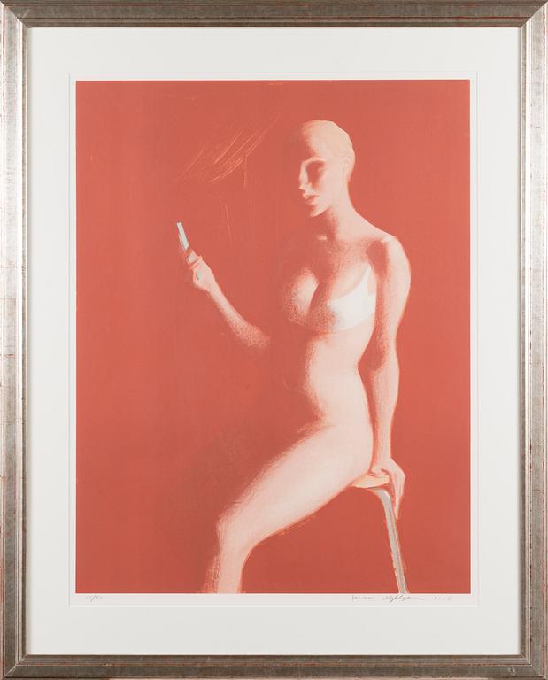 JANNE MYLLYNEN, litografi, signerad, numrerad 24/70.