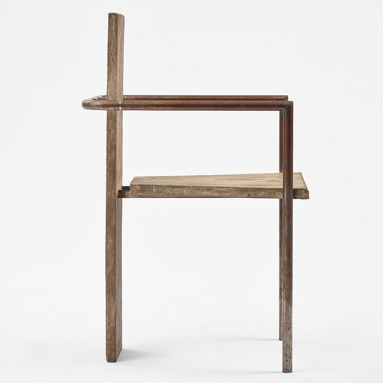 Jonas Bohlin, karmstol, "Concrete", provex, Källemo, Värnamo, efter 1981.