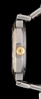 ARMBANDSUR, dam, Baume & Mercier, Riviera, quartz, stål och guld, 1990-tal.