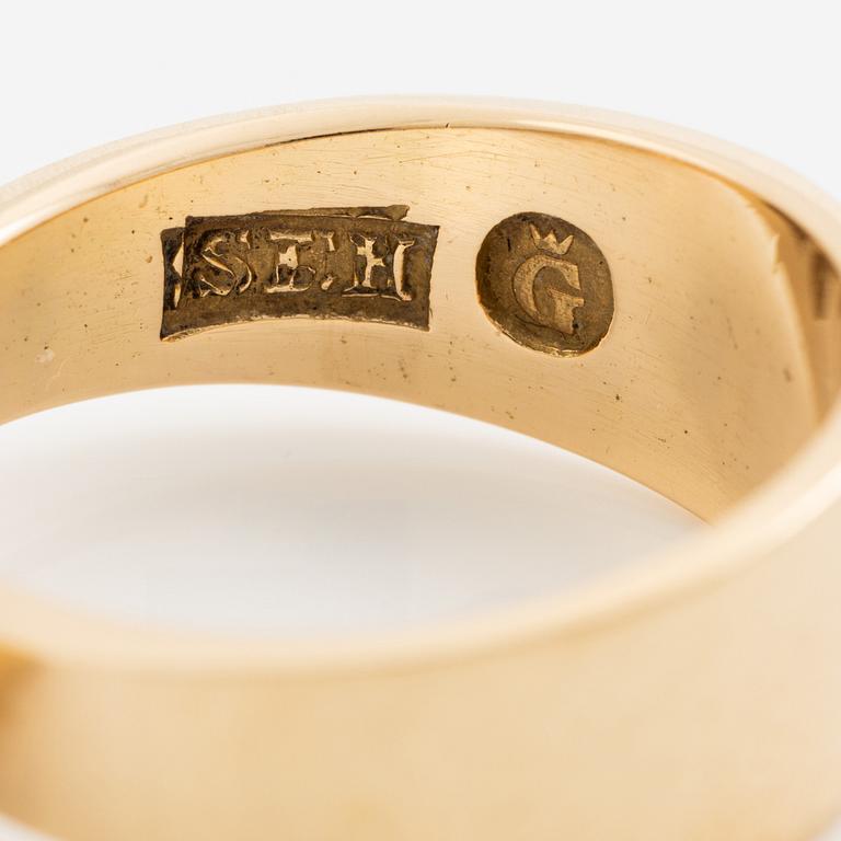 Sven-Erik Högberg, a ring, 18K gold, Gothenburg 1991.