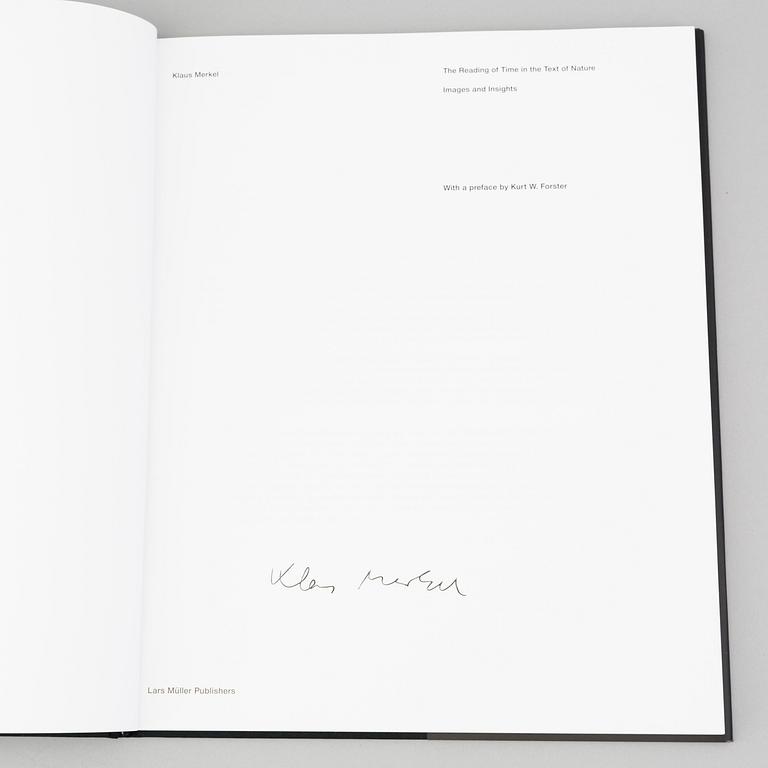 BOOK, "Triology of Stones and Time", Klaus Merkel, 2013. Signed. Limited ed.