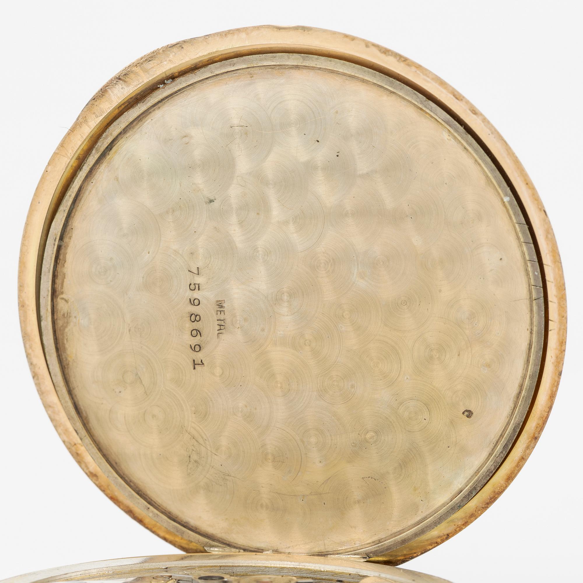 Omega, pocket watch, hunter, 47.5 mm.