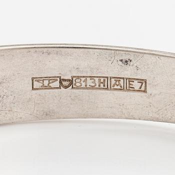 Elis Kauppi, A silver bracelet with a goldstone. Kupittaan kulta, Turku 1958.
