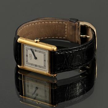 ARMBANDSUR, förgyllt silver, "Tank", Cartier, 1900-talets senare del.