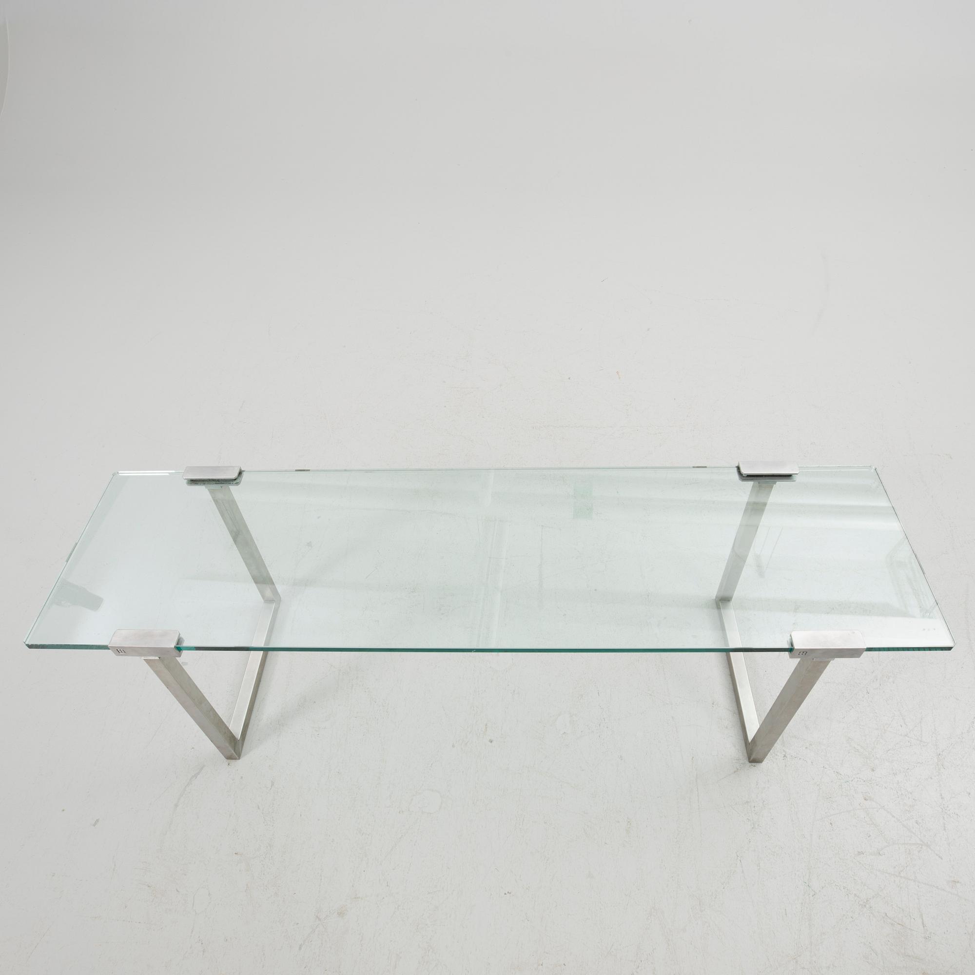 Peter Ghyczy, coffee table, later part of the 20th century.