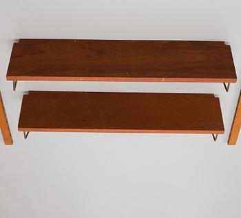 VÄGGHYLLA, teak, 1960-tal.