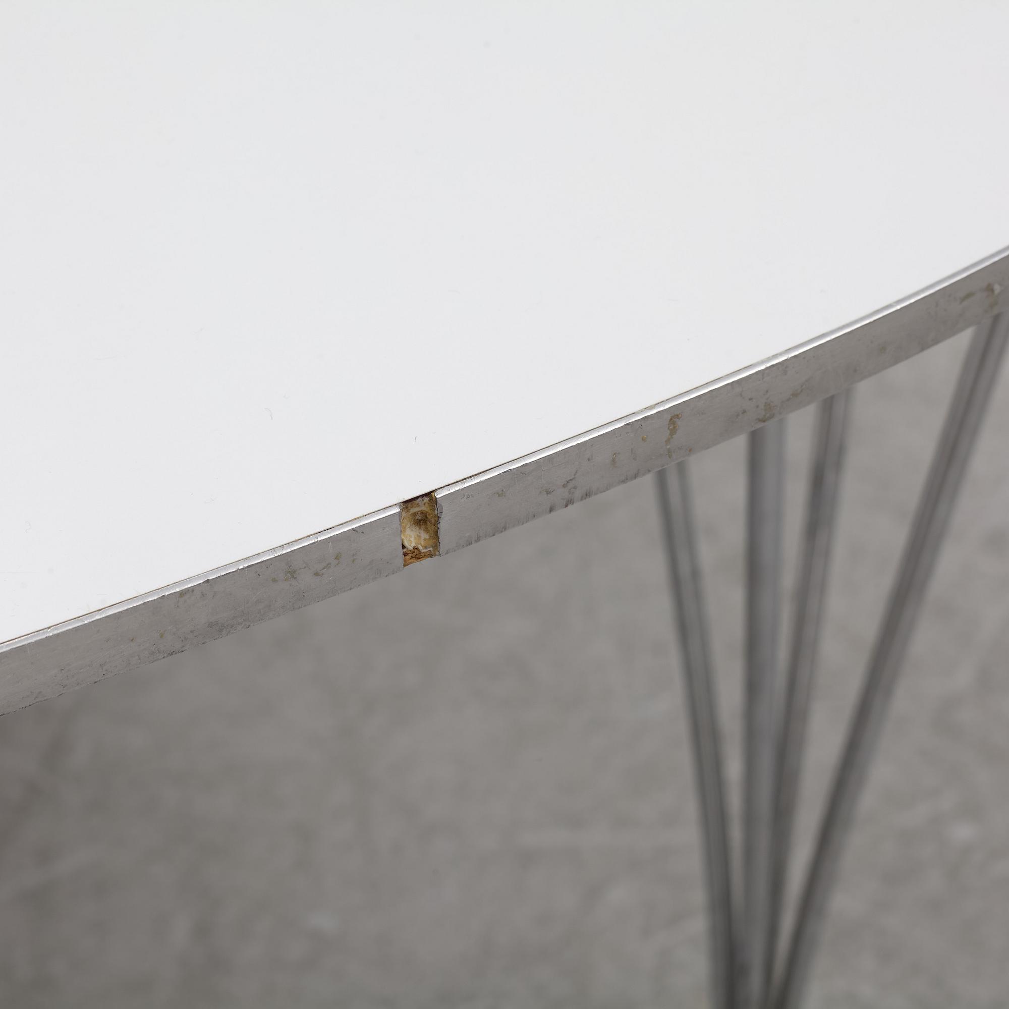 Bruno Mathsson & Piet Hein, matbord, "Superelips", Fritz Hansen, Danmark, 1981.