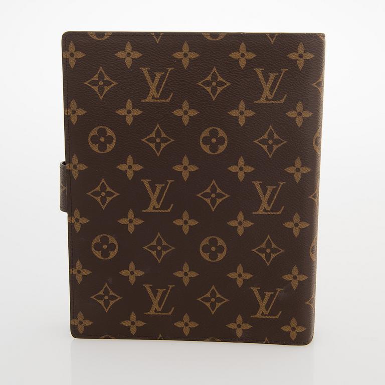 Louis Vuitton, "Large Ring Agenda Cover", kalenderfodral.