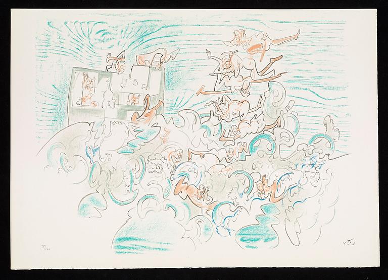 Roberto Matta, "Matta 5 Lithographies".