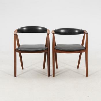 Karmstolar ett par Farstrup Danmark 1960-tal.