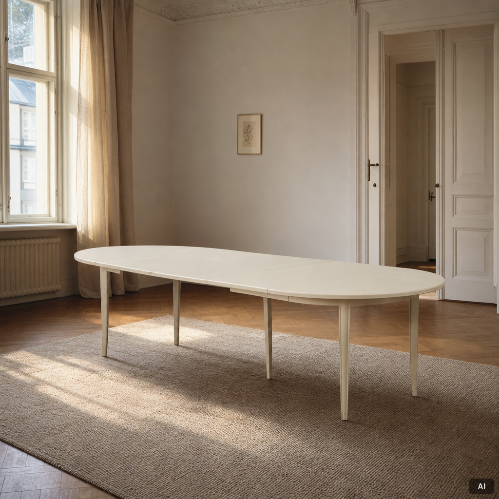 Carl Malmsten, Dining table, second half of the 20th century.