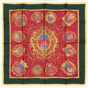Hermès, scarf, "Les Armes des Paris".