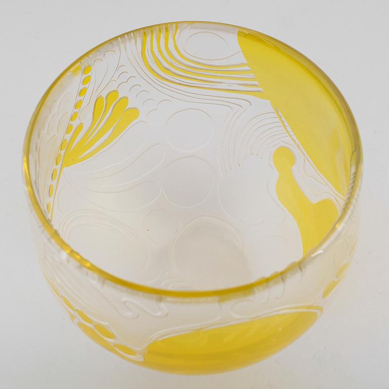 SKÅL, glas, Bertil Vallien, Boda-Åfors Unik.