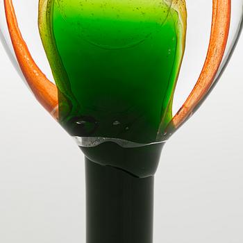 Oiva Toikka, skulptur, "Lollipop", signerad O. Toikka Iittala 2015 43/50.