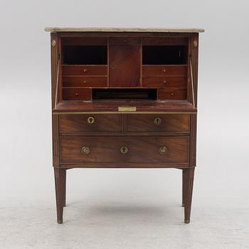 A late Gustvian secretaire, circa 1800.