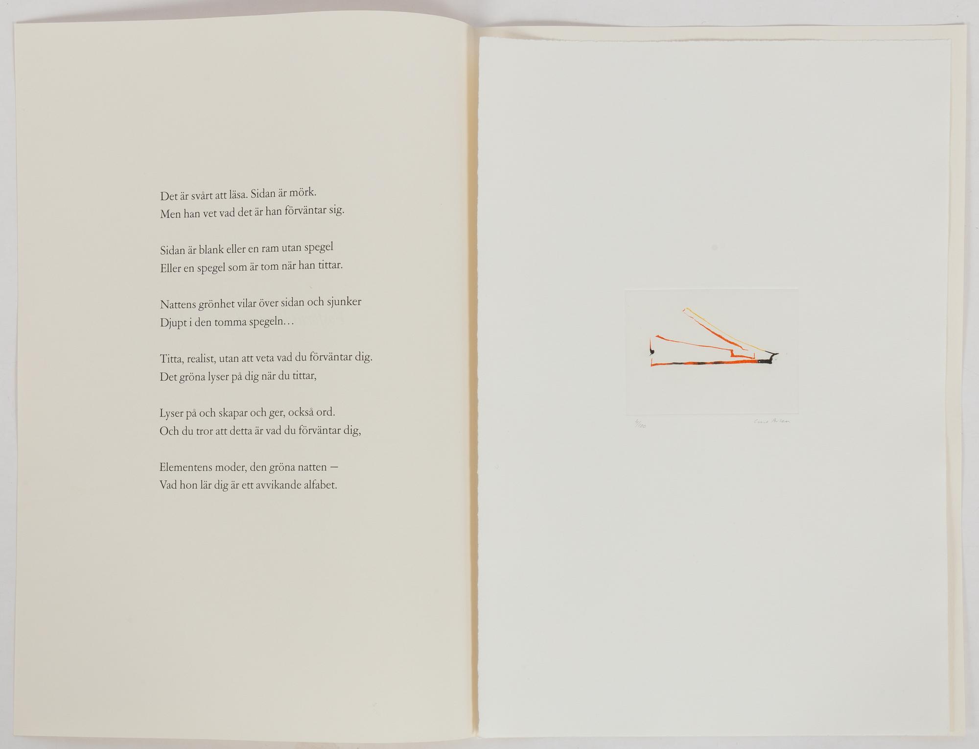 Curt Asker/Wallace Stevens "Elva dikter".