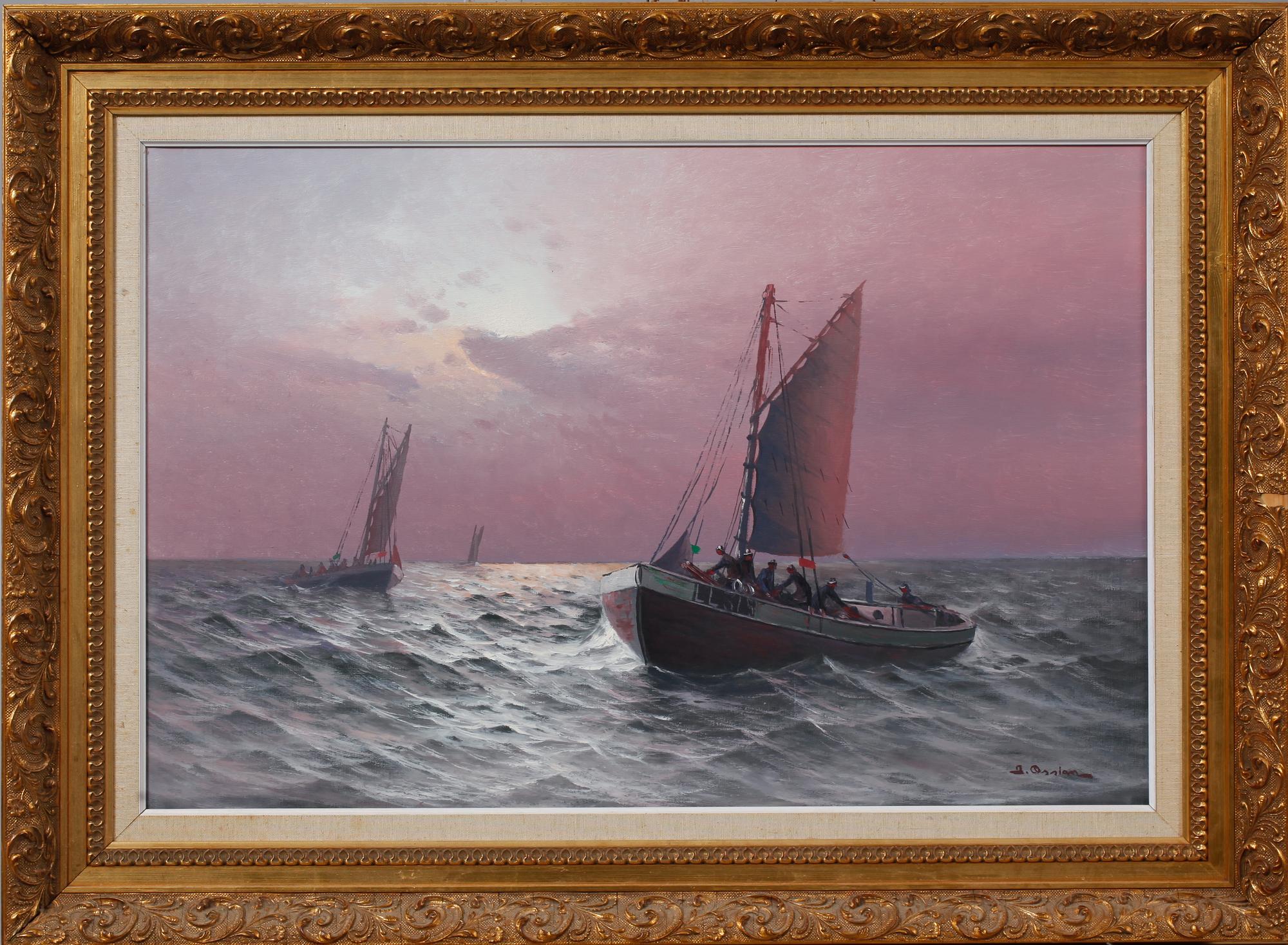 JOHAN OSSIAN-ANDERSSON, olja på duk, signerad.