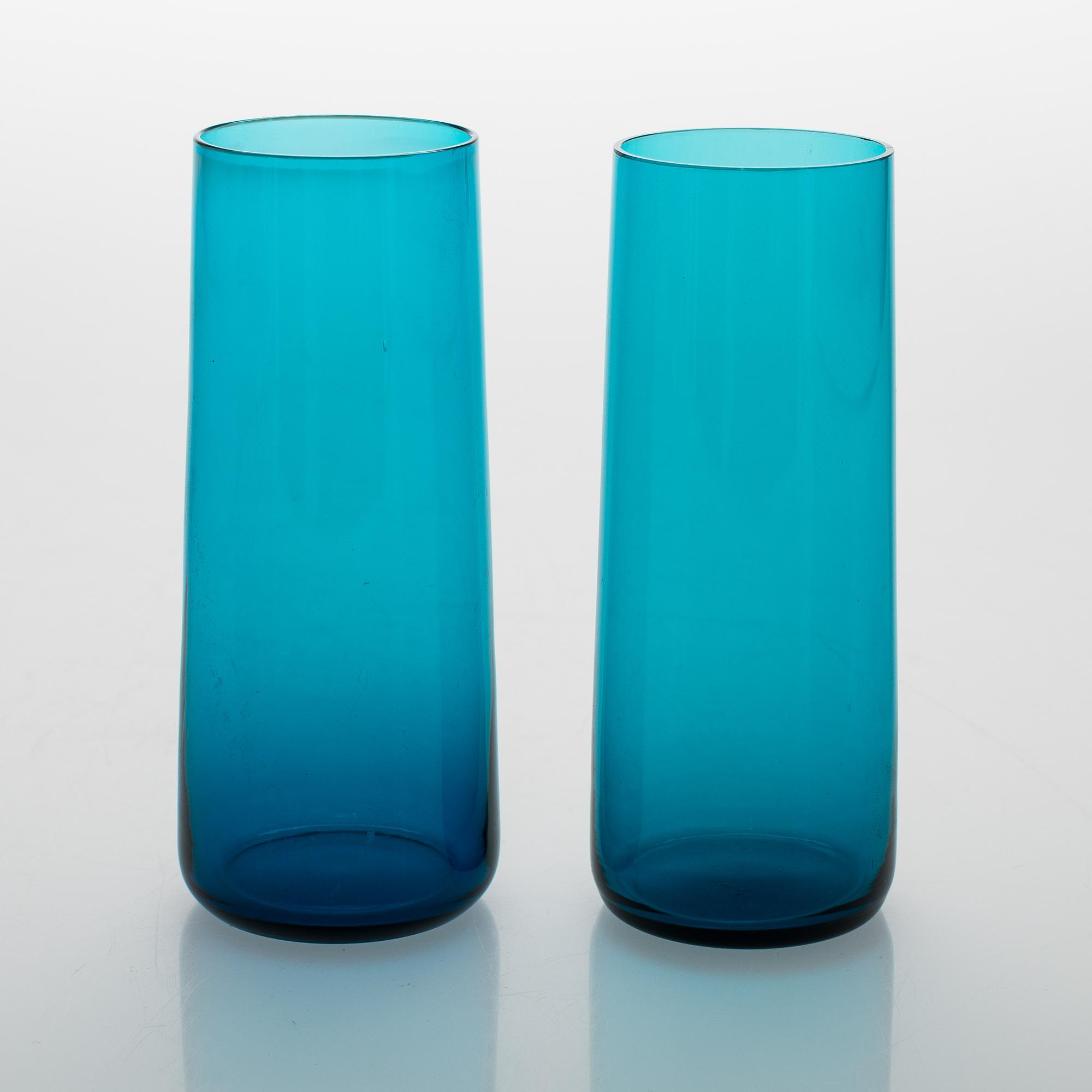 Nanny Still, A set of 10 Harlekiini Glasses by Riihimäen Lasi Oy, 1950-60s.