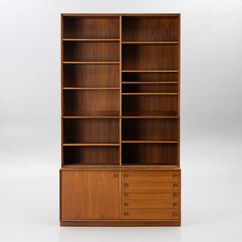 Yngvar Sandström, Bookcase/shelving system, 3 pieces, Seffle Möbelfabrik, second half of the 20th century.