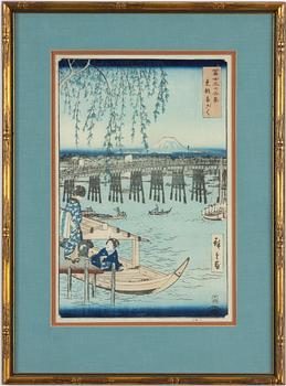 Utagawa Hiroshige II, träsnitt.