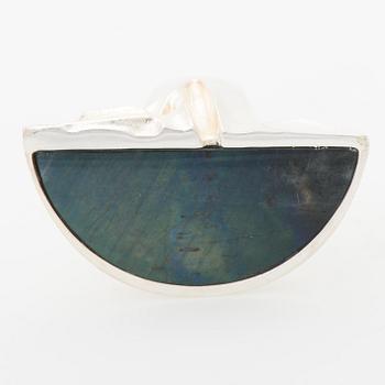 ZOLTAN POPOVITS, SORMUS, "Honka", spektroliitti, hopeaa. Lapponia 1991.