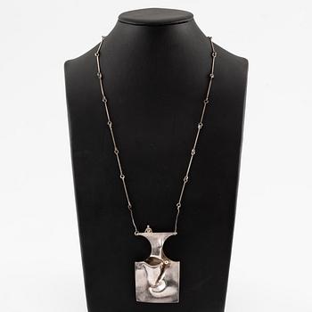 Björn Weckström, collier "Space Barbarella", sterlingsilver, Finland 1971, för Lapponia.
