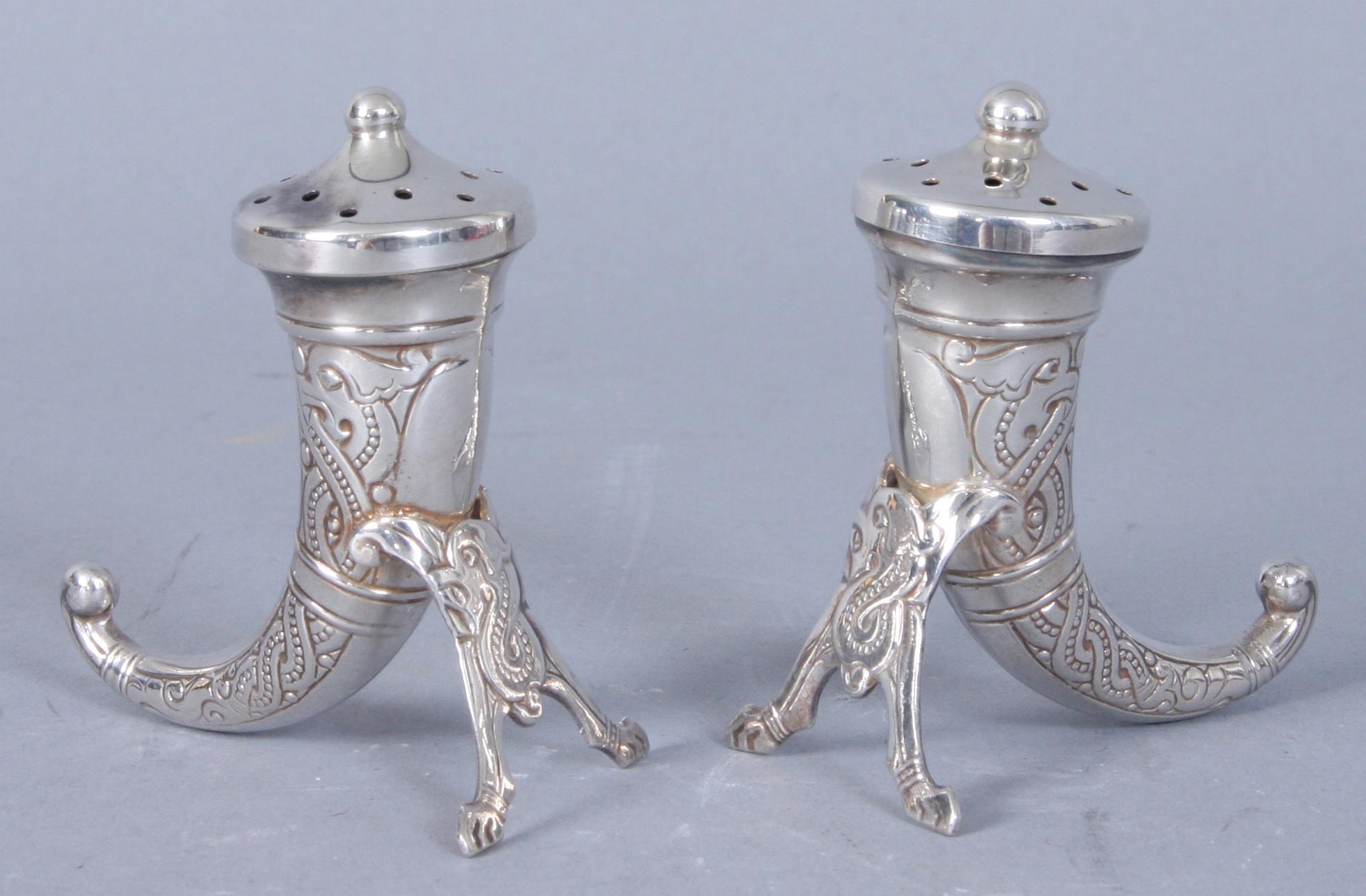 KRYDDKAR, ett par, sterling, Norge. 34 gram.