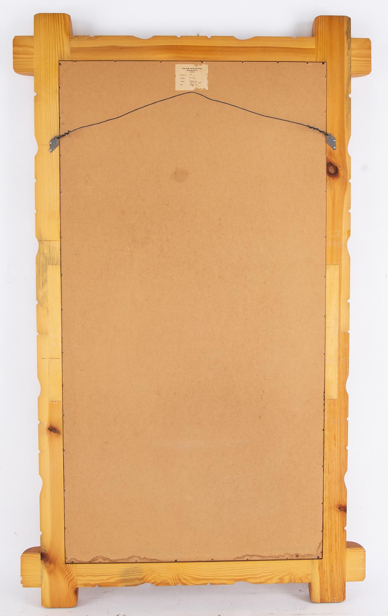 Spegel, Glasmäster, Markaryd, 1960-tal.