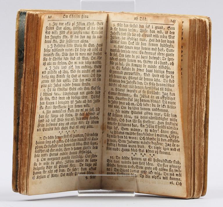 PSALMBOK, Johan Peter Lindh, Örebro 1788.