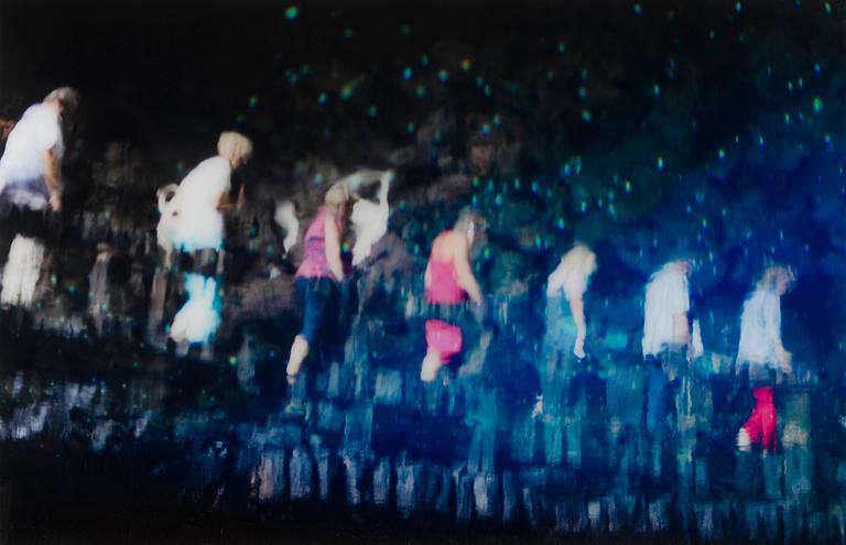 Paula Tella, "Pilgrims IV" from the series "Approach through the water".
