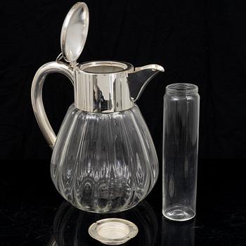 Lemonade jug/cocktail jug, sold by Firma Svenskt Tenn, second half of the 20th century.