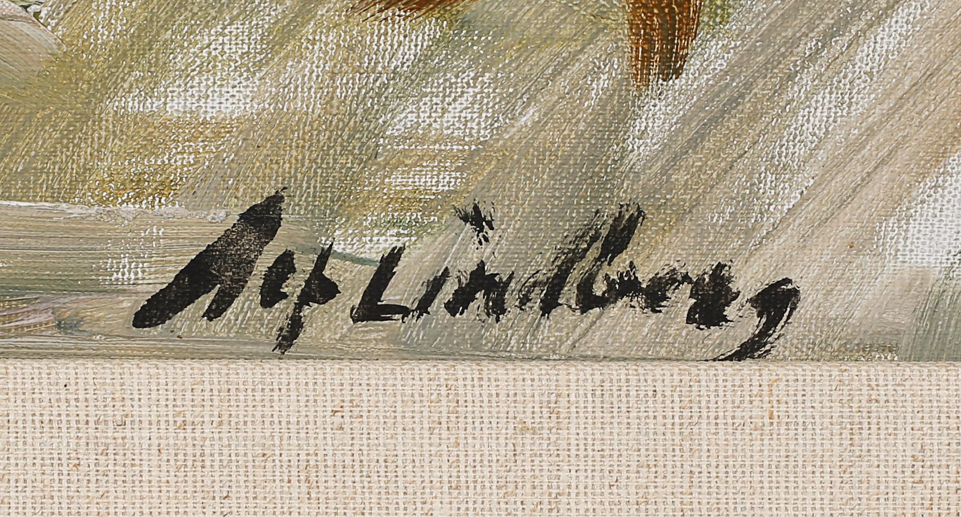 ALF LINDBERG, olja på duk, signerad.