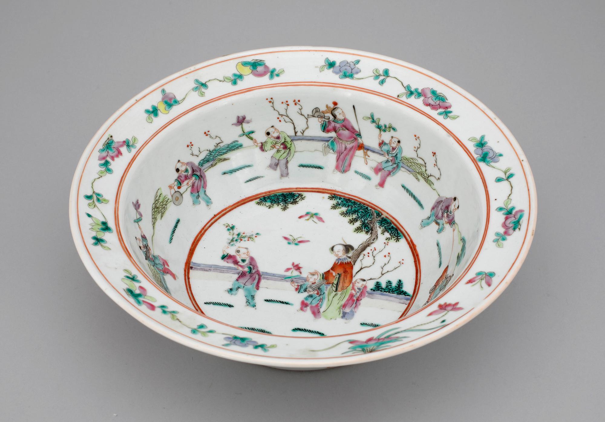 SKÅL, porslin, Kina, 1800-tal.