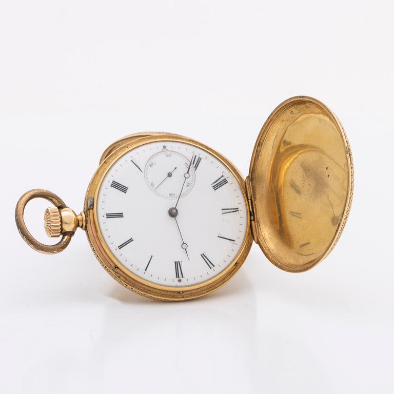 PATEK PHILIPPE & Cie, för A H Rodanet Paris, fickur, savonett, 47 mm, ca 1870.