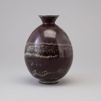 BERNDT FRIBERG, vas, stengods, Gustavsberg studio, signerad.