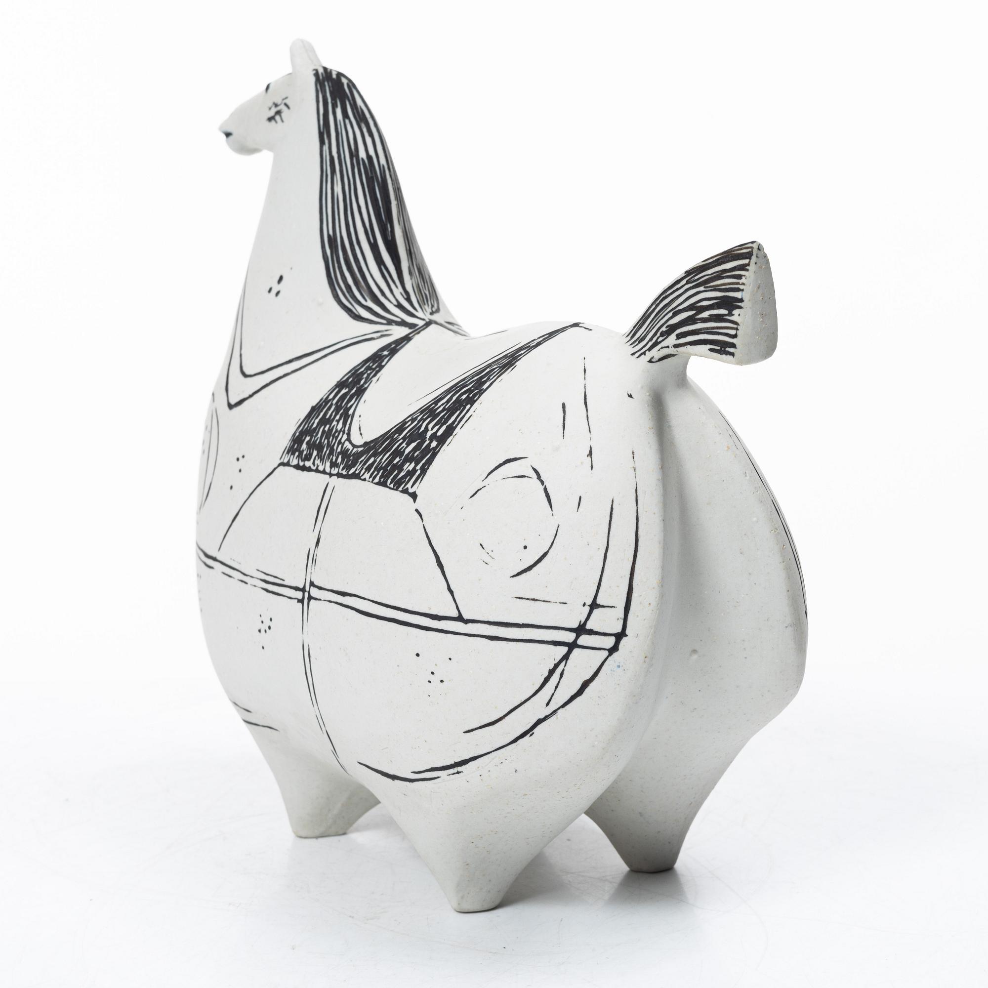 Stig Lindberg, figurin, "Springare", Gustavsberg Studio.