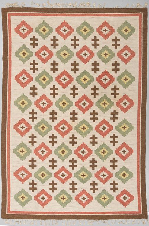 MATTO, flat weave, ca 300,5 x 207,5 cm, Sweden first half of the 20th century.