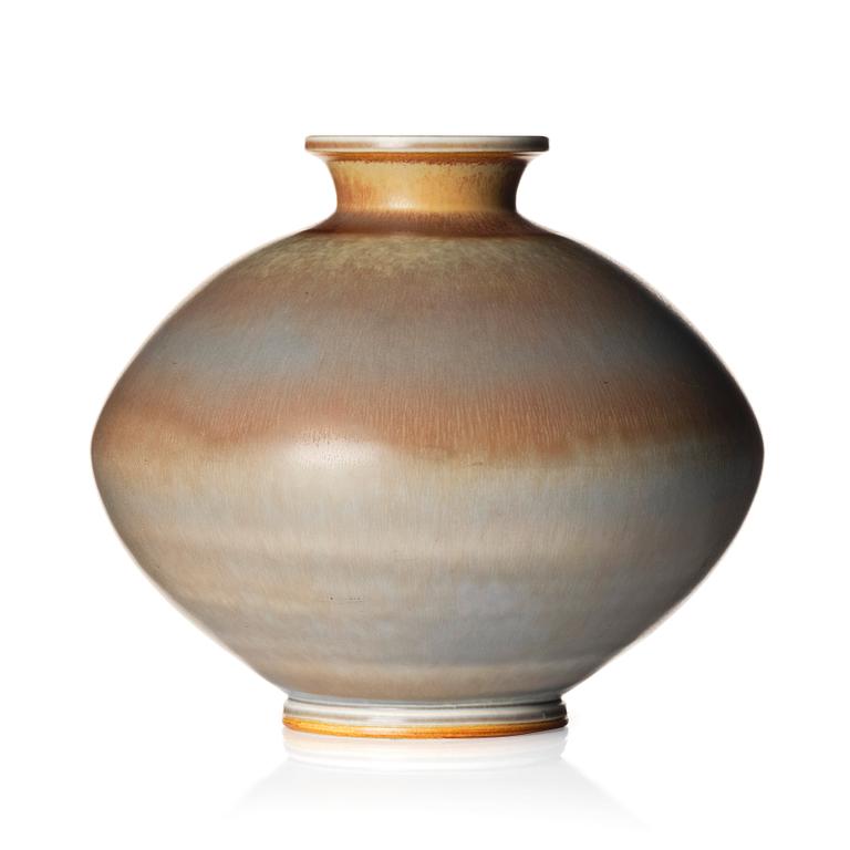 Berndt Friberg, a stoneware vase, Gustavsberg studio, Sweden 1966.
