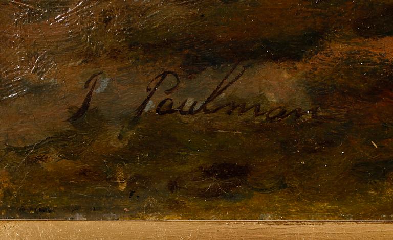JOSEPH PAULMAN, olja på duk, signerad.
