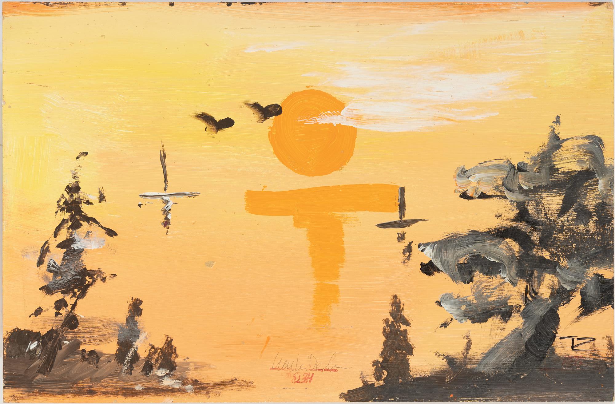 Carl Johan De Geer & Ernst Billgren, acrylic on panel.