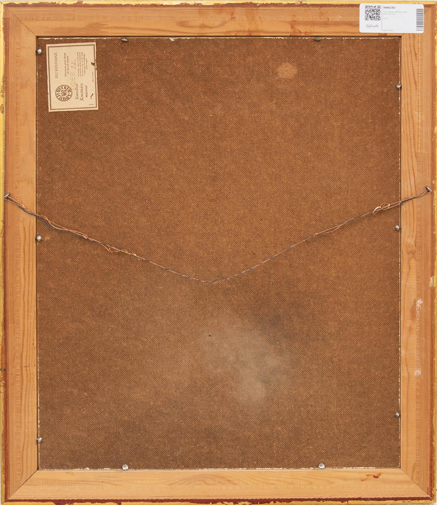 Owe Zerge, still life with flowers.