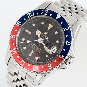 Rolex, GMT-Master, "Pointed Crown Guards, Chapter Ring, Exclamation Point, Gilt Dial".